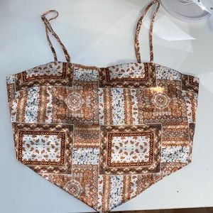 Bandana style crop top